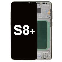 OLED & Frame Assembly for Samsung Galaxy S8+ (Arctic Silver) [Premium]