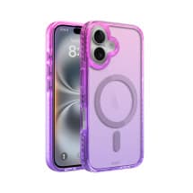 CLICK Clear Ombre Case for Apple iPhone 16 (Pink Purple)