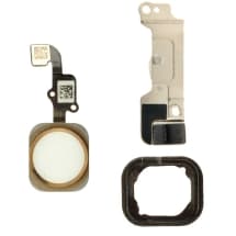 Home Button for Apple iPhone 6 & 6 Plus (White & Gold)