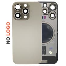 Back Glass, Magnets, & Camera Lenses for Apple iPhone 16 Pro (Natural Titanium) [Aftermarket]