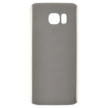 Back Glass for Samsung Galaxy S7 Edge (Silver) [Aftermarket]