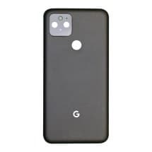 Back Housing & Camera Lens for Google Pixel 5 (Just Black) [Premium]