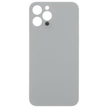 Big Hole Back Glass for Apple iPhone 12 Pro Max (Silver) [Aftermarket]