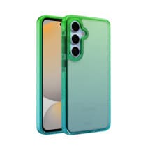 CLICK Clear Ombre Case for Samsung Galaxy S24 FE (Green Blue)