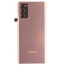 Back Glass & Camera Lens for Samsung Galaxy Note 20 (Mystic Bronze) [OEM Service Pack]