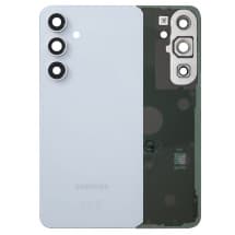 Back Glass & Camera Lenses for Samsung Galaxy S24 FE (Blue) [OEM Service Pack]