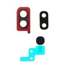 Glass Camera Lens & Bezel Bracket for Samsung Galaxy A20 & A30 (Red)