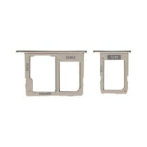 SIM & microSD Card Tray Set for Samsung Galaxy A6 & A6+ (Dual, Gold)