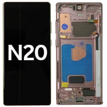 OLED & Frame Assembly for Samsung Galaxy Note 20 (Mystic Bronze) [Aftermarket]