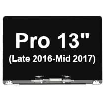 LCD Assembly for Apple MacBook Pro 13" (Late 2016-Mid 2017) (Silver, No Logo) [Premium]