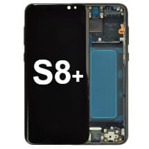 OLED & Frame Assembly for Samsung Galaxy S8+ (Midnight Black) [Aftermarket]