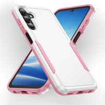 CLICK Impact Case for Samsung Galaxy S24 FE (White & Pink)