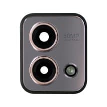 Glass Camera Lenses & Bezel Bracket for Motorola Moto G Stylus (2023) (Rose Gold) [Genuine OEM]