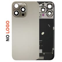 Complete Back Glass Assembly for Apple iPhone 16 Pro Max (Natural Titanium) [Premium]