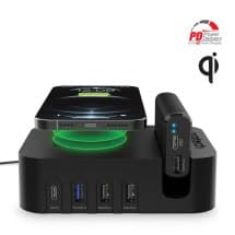 Naztech Ultimate Power Station Pro Wireless Charger & Power Bank (Black)