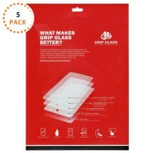 GRIP Tempered Glass Screen Protector for Apple iPad 7 (2019), 8 (2020), & 9 (2021) (5 Pack)