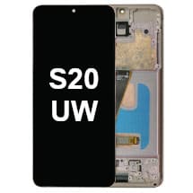 OLED & Frame Assembly for Samsung Galaxy S20 UW (Cloud Pink) [Premium]