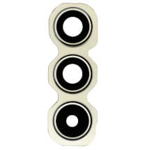 Glass Camera Lenses & Bezel Bracket for Samsung Galaxy A35 (Awesome Lemon) [Premium]