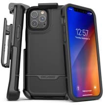 Encased Rebel Case for Apple iPhone 12 Pro Max (Black)