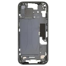 Mid Frame & Cosmetic Buttons for Apple iPhone 15 (US, Black) [Premium]
