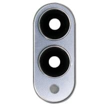 Glass Camera Lenses & Bezel Bracket for Samsung Galaxy S25 Edge (Titanium Icyblue) [Premium]