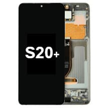 OLED & Frame Assembly for Samsung Galaxy S20+ (Cosmic Gray) [OEM Service Pack]