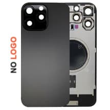 Back Glass, Magnets, & Camera Lenses for Apple iPhone 16 Pro Max (Black Titanium) [Aftermarket]