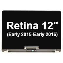 LCD Assembly for Apple MacBook Retina 12" (Early 2015-Early 2016) (Space Gray) [OEM Pull]