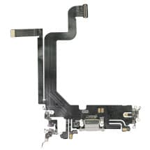Charge Port Flex for Apple iPhone 14 Pro Max (Silver) [Aftermarket]