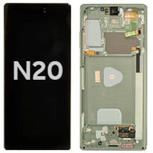 OLED & Frame Assembly for Samsung Galaxy Note 20 (Mystic Green) [Aftermarket]