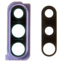 Glass Camera Lens & Bezel Bracket for Samsung Galaxy A30s (Prism Crush Violet)