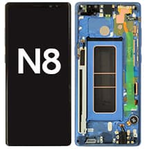 OLED & Frame Assembly for Samsung Galaxy Note 8 (Deep Sea Blue) [Aftermarket]