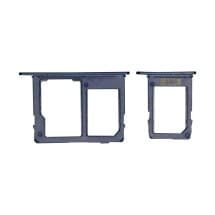 SIM & microSD Card Tray Set for Samsung Galaxy A6 & A6+ (Dual, Blue)