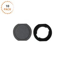 Home Button Spacer Ring for Apple iPad Mini 3, Air 2, & Pro 9.7 (Black) (10 Pack)