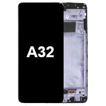 OLED & Frame Assembly for Samsung Galaxy A32 [OEM Service Pack]