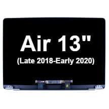 LCD Assembly for Apple MacBook Air Retina 13" (Late 2018-Early 2020) (Space Gray, No Logo) [Premium]