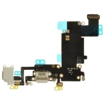 Charge Port & Headphone Jack Flex for Apple iPhone 6S Plus (White) [Aftermarket]