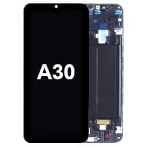 OLED & Frame Assembly for Samsung Galaxy A30 [OEM Service Pack]