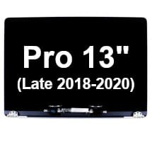 LCD Assembly for Apple MacBook Pro 13" (Late 2018-2020) (Silver, No Logo) [Premium]