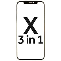 Screen Glass, OCA, Frame, & Water Resistance Adhesive for Apple iPhone X
