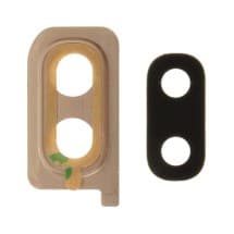 Glass Camera Lens & Bezel Bracket for Samsung Galaxy A20 & A30 (Coral)
