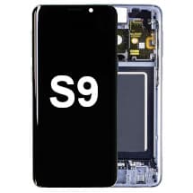 OLED & Frame Assembly for Samsung Galaxy S9 (Titanium Gray) [OEM Service Pack]
