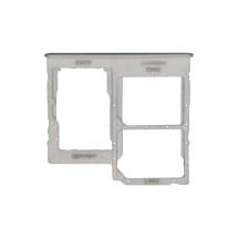 SIM & microSD Card Tray for Samsung Galaxy A41 (Dual, Prism Crush Silver)