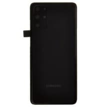 Back Glass & Camera Lens for Samsung Galaxy S20+ (Cosmic Black) [OEM Service Pack]