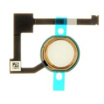 Home Button & Rubber Gasket for Apple iPad Air 2 & Pro 12.9 (2015) (White & Gold)