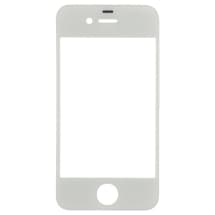 Screen Glass for Apple iPhone 4 & 4S (White)