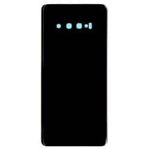 Back Glass & Camera Lens for Samsung Galaxy S10+ (Ceramic Black) [Aftermarket]