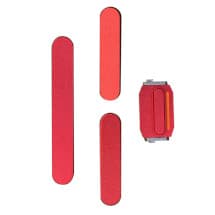 Cosmetic Button Set for Apple iPhone 14 & 14 Plus (Red)
