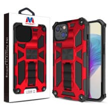 MYBAT Sturdy Hybrid Case for Apple iPhone 15 Plus (Red)