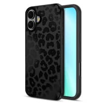 MYBAT Pro Mood Case for Apple iPhone 16 (Black Leopard)